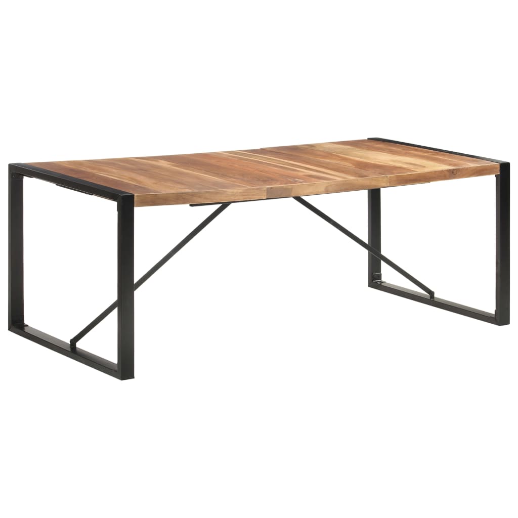 Dining Table 200x100x75 cm Solid Wood