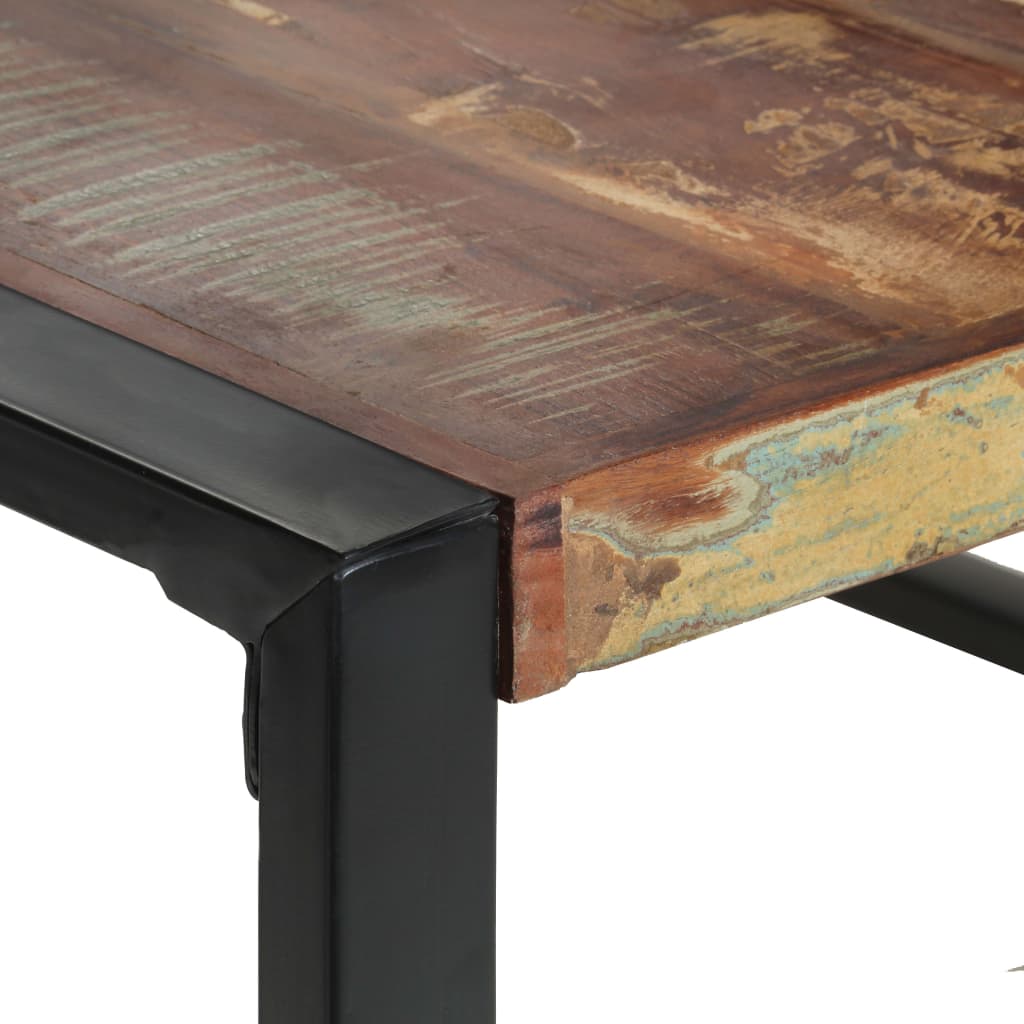 Dining Table 140x140x75 cm Solid Reclaimed Wood