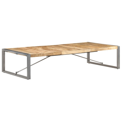 Coffee Table 180x90x40 cm Rough Mango Wood