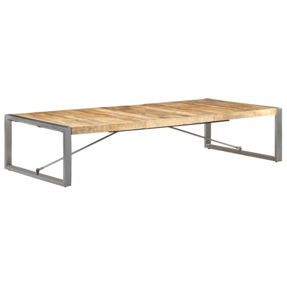 Coffee Table 180x90x40 cm Rough Mango Wood