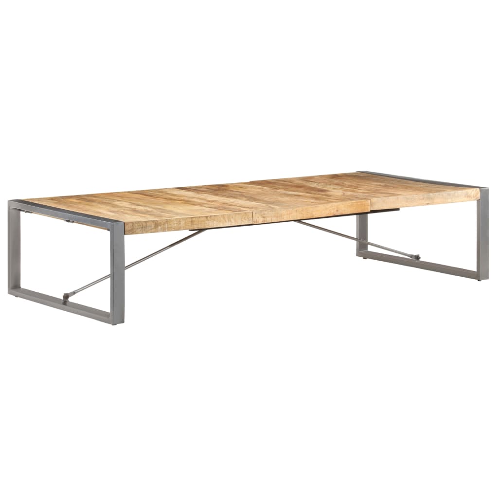 Coffee Table 180x90x40 cm Rough Mango Wood