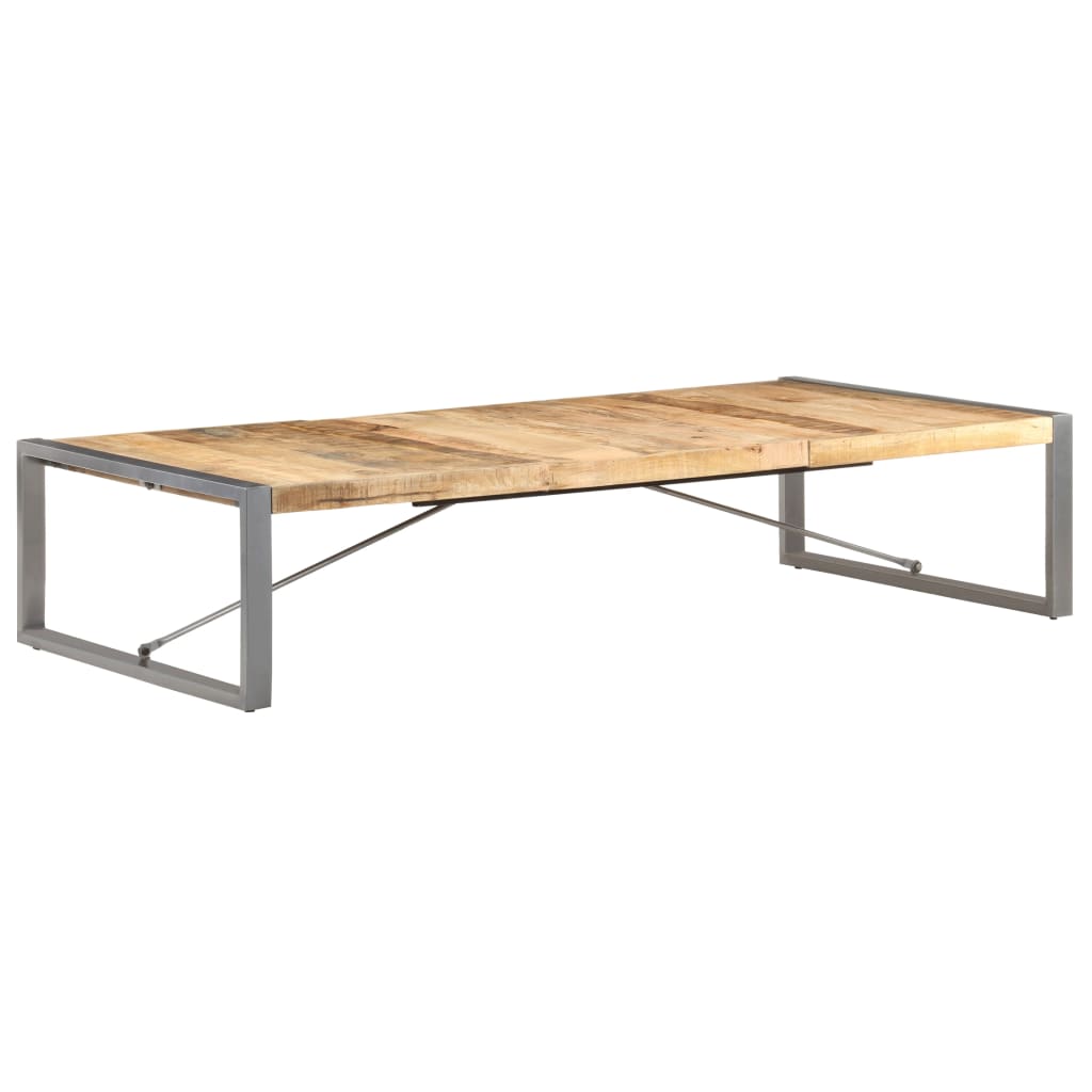 Coffee Table 180x90x40 cm Rough Mango Wood