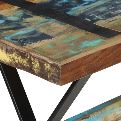 Dining Table 120x60x76 cm Solid Reclaimed Wood