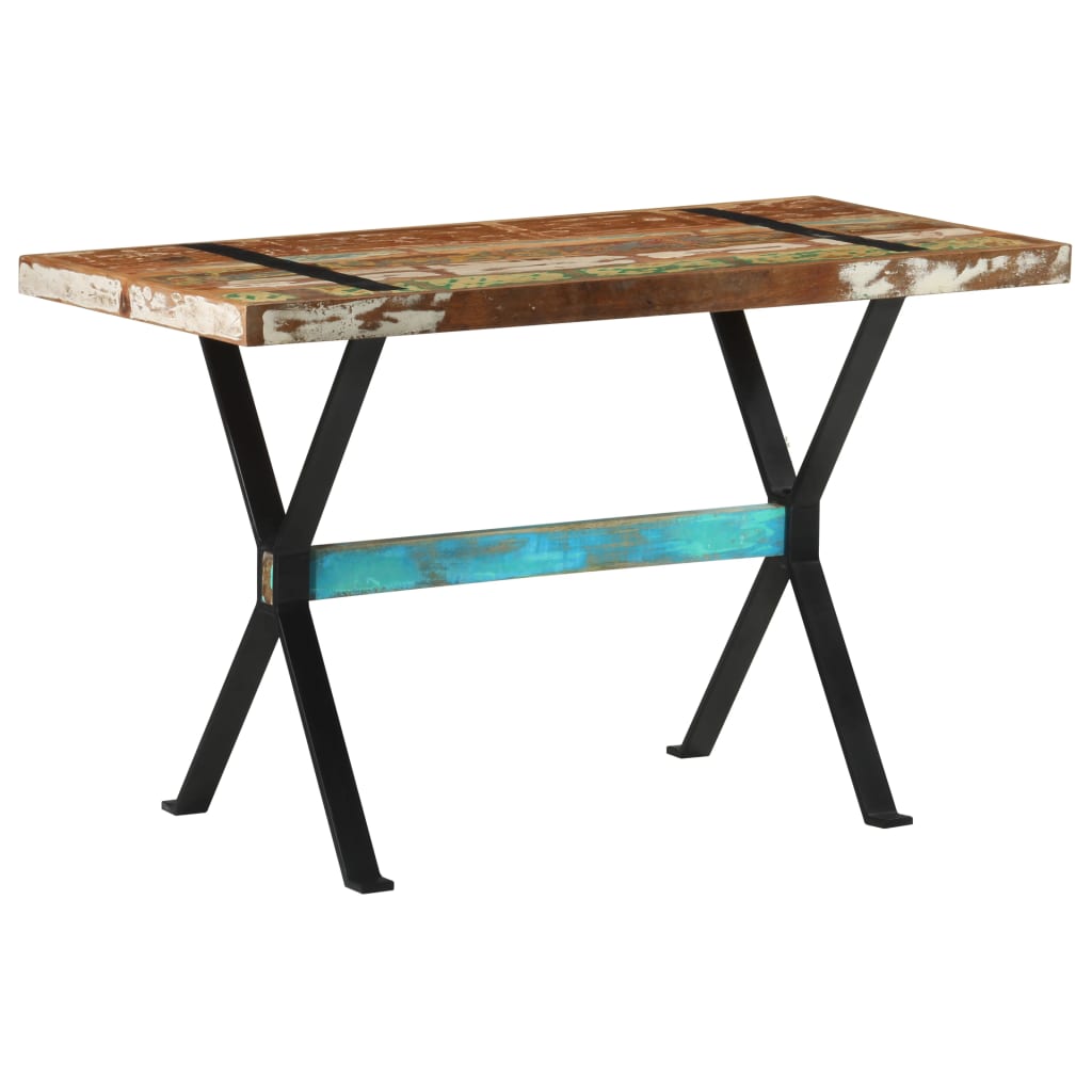 Dining Table 120x60x76 cm Solid Reclaimed Wood