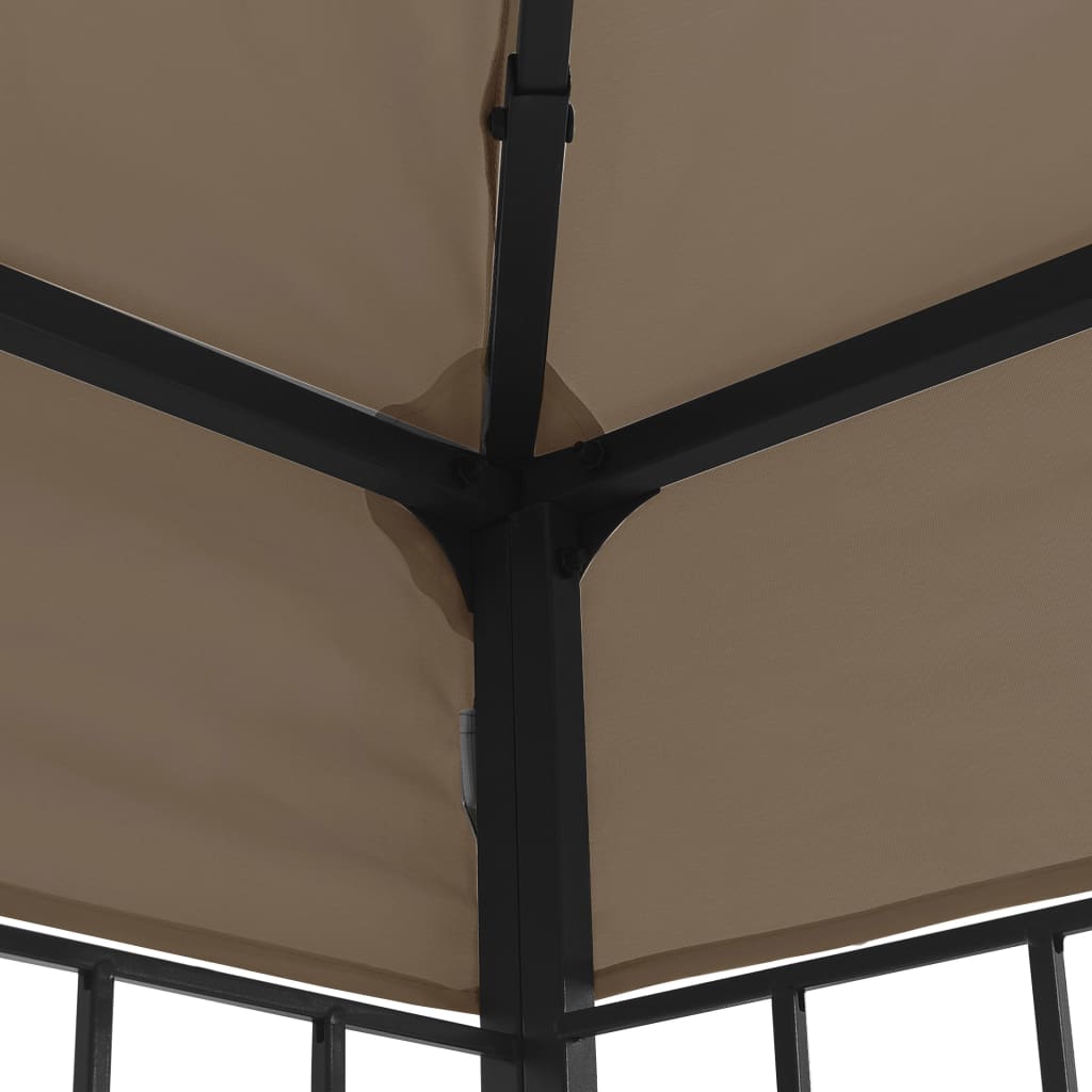 Gazebo 3x3 m Taupe