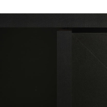 Bathroom Mirror Cabinet Black 66x17x63 cm MDF