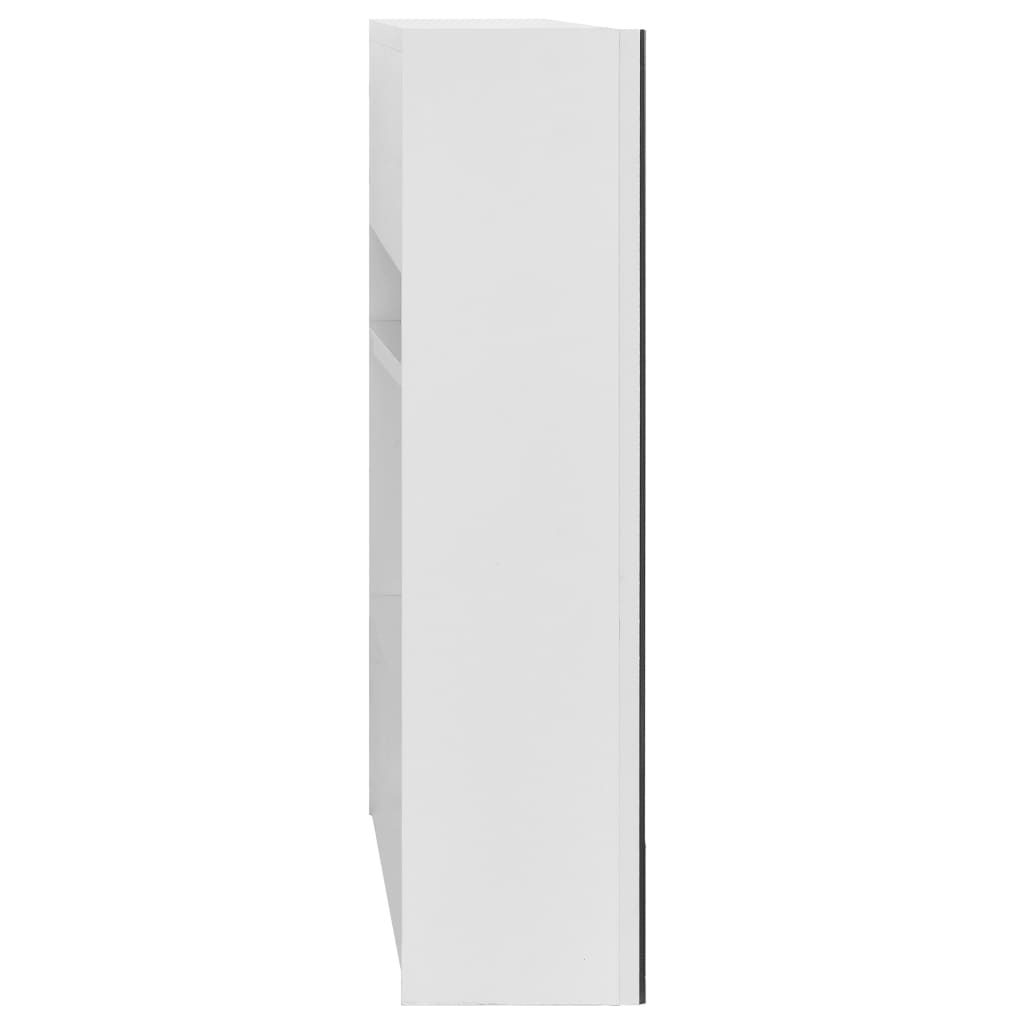 Bathroom Mirror Cabinet White 80x15x60 cm MDF