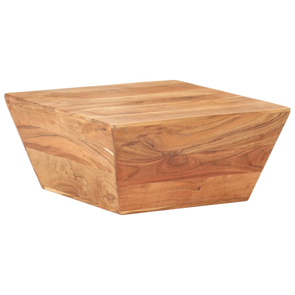 Coffee Table V-shape 66x66x30 cm Solid Acacia Wood