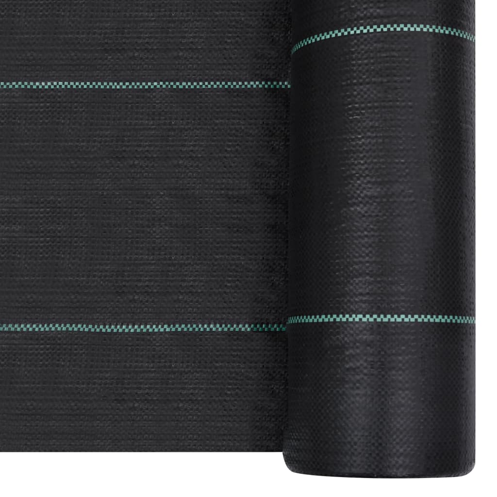 Weed & Root Control Mat Black 2x25 m PP