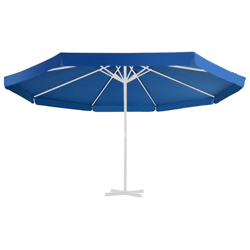 Replacement Fabric for Outdoor Parasol Azure Blue 500 cm