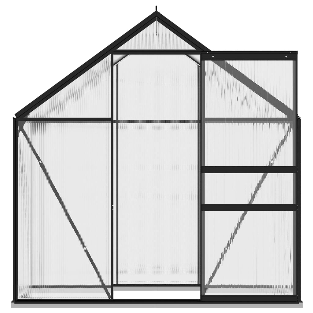 Greenhouse Anthracite Aluminium 2.47 m²