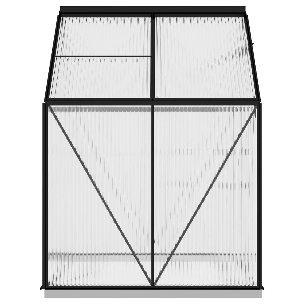 Greenhouse Anthracite Aluminium 2.47 m²