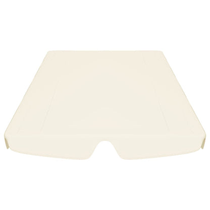 Replacement Canopy for Garden Swing Cream 188/168x145/110 cm