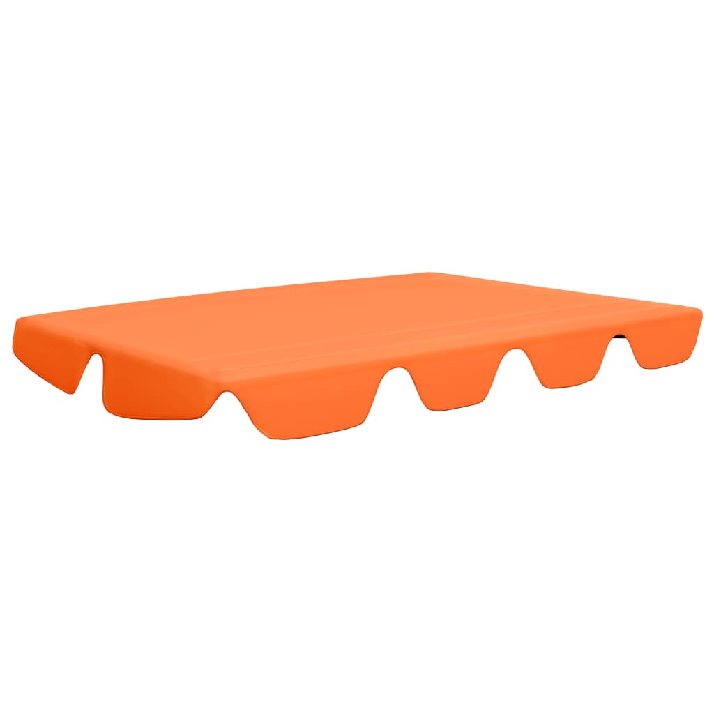 Replacement Canopy for Garden Swing Orange 188/168x145/110 cm