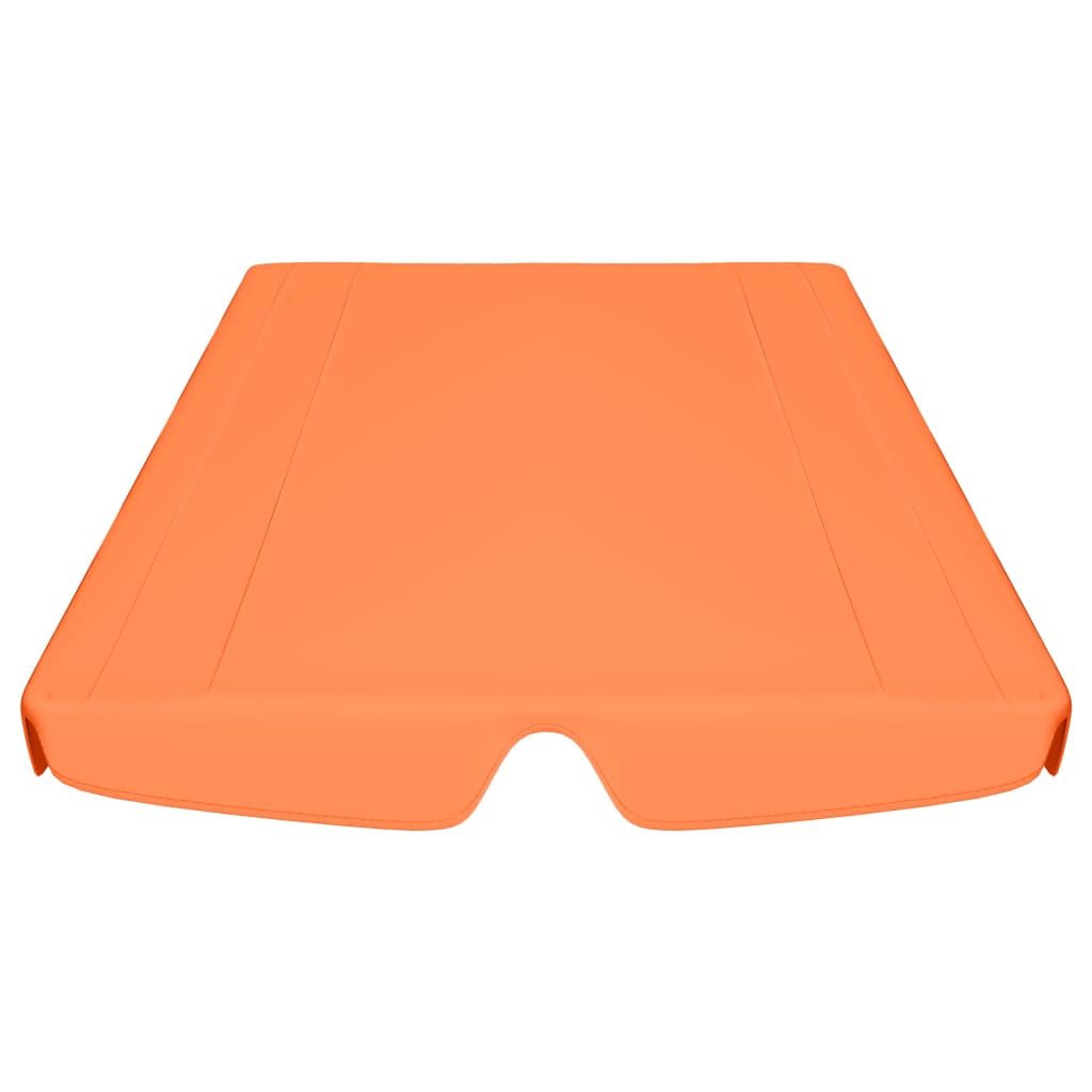 Replacement Canopy for Garden Swing Orange 188/168x145/110 cm