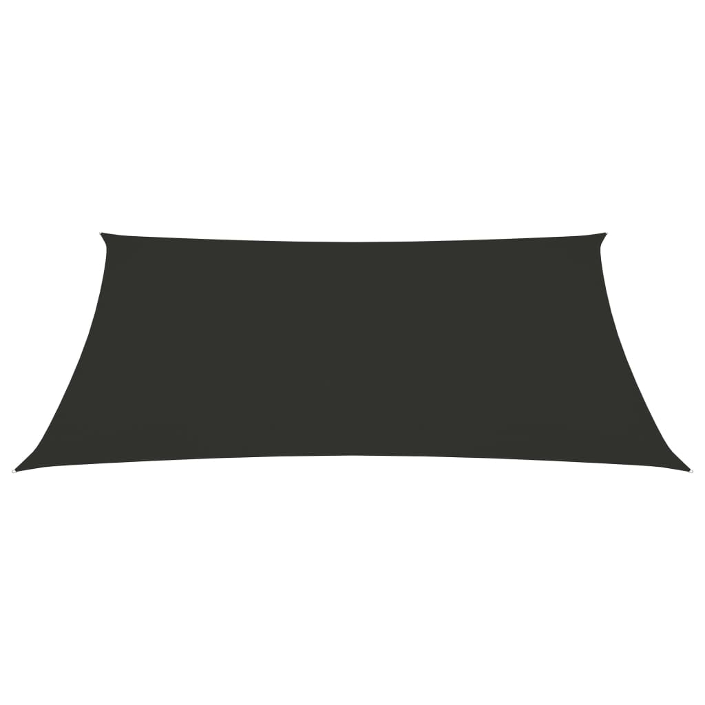 Sunshade Sail Oxford Fabric Rectangular 2x3.5 m Anthracite