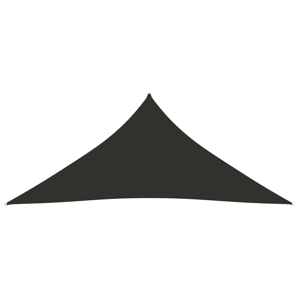 Sunshade Sail Oxford Fabric Triangular 4x5x5 m Anthracite