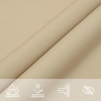 Sunshade Sail Oxford Fabric Rectangular 2x3 m Beige