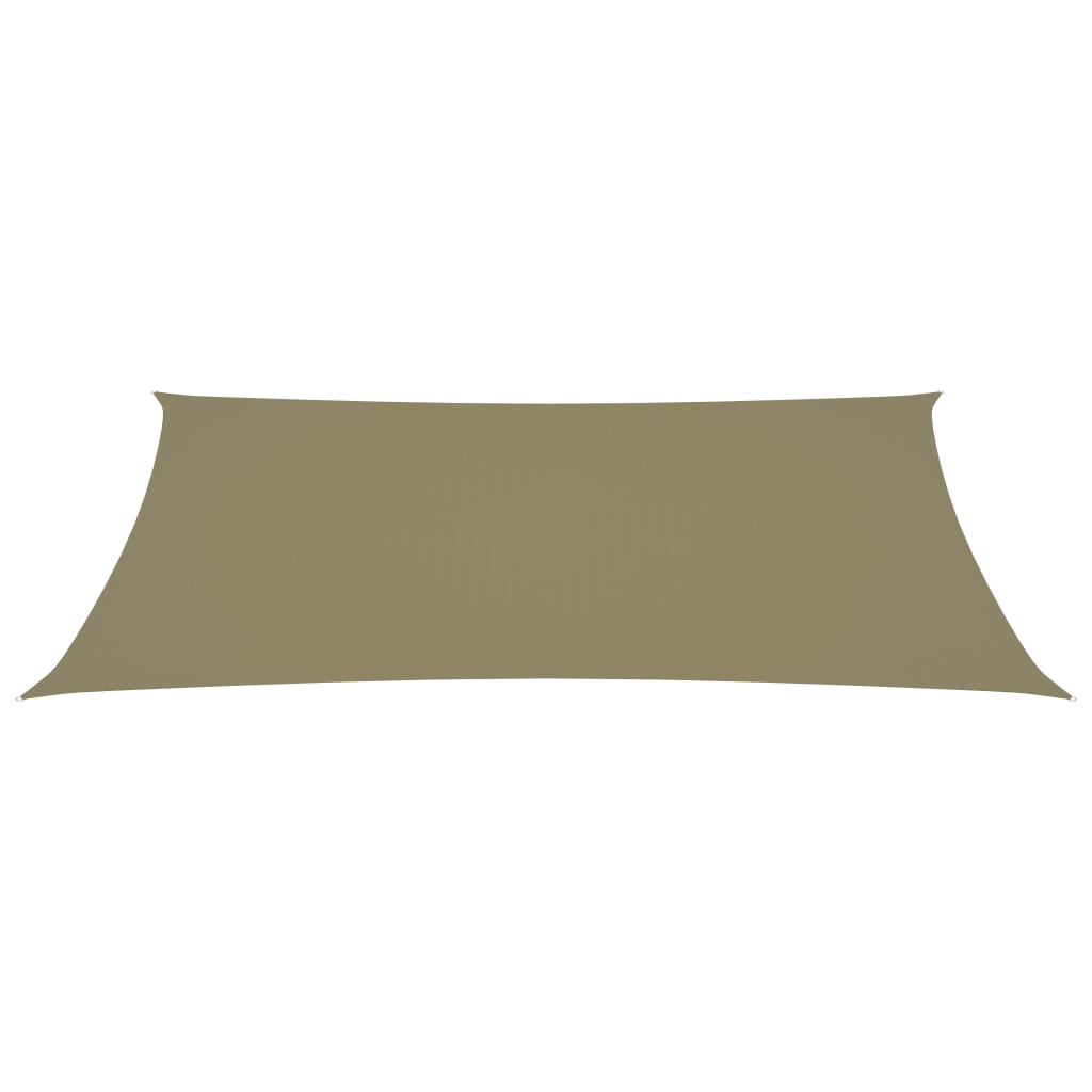 Sunshade Sail Oxford Fabric Rectangular 2x5 m Beige