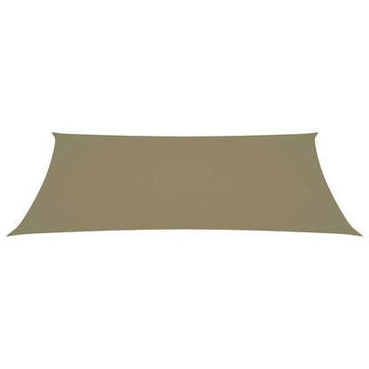 Sunshade Sail Oxford Fabric Rectangular 2x5 m Beige