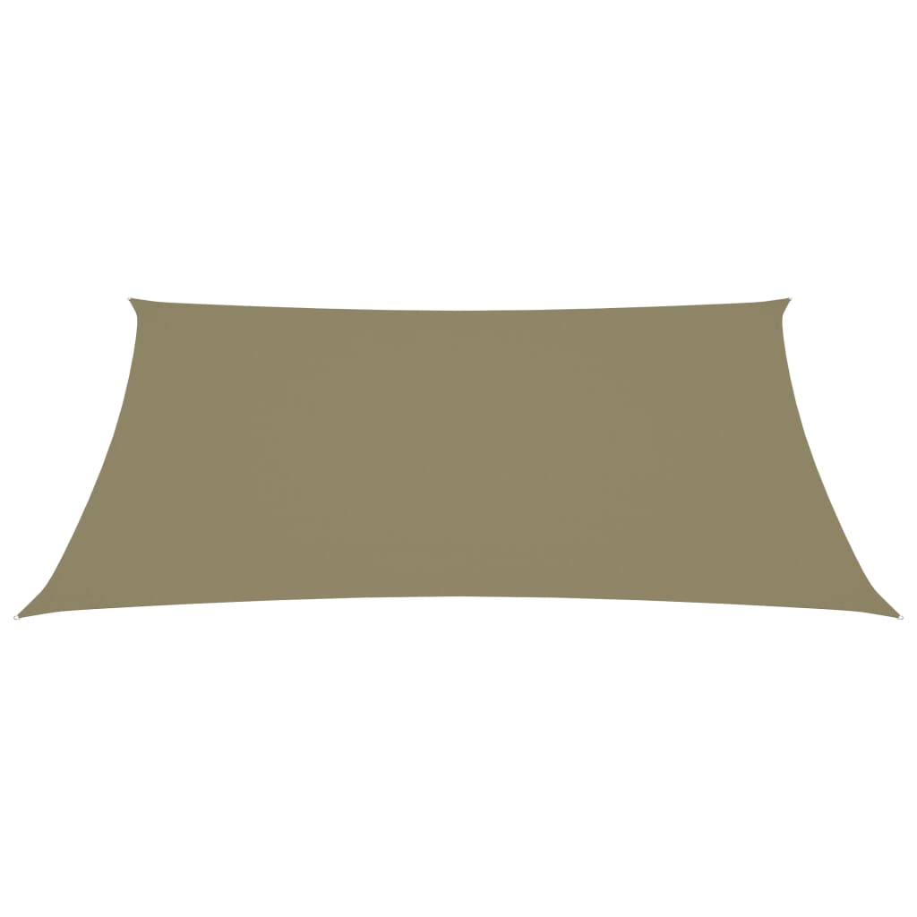 Sunshade Sail Oxford Fabric Rectangular 3x4 m Beige