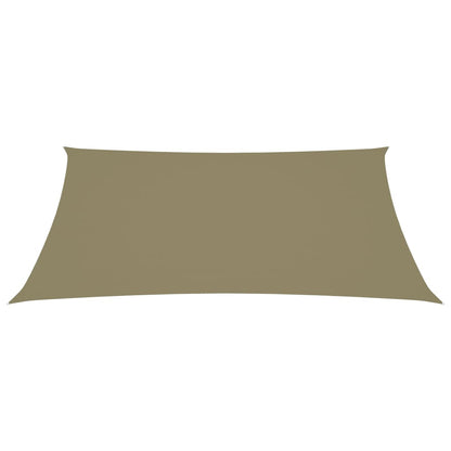 Sunshade Sail Oxford Fabric Rectangular 3x4 m Beige