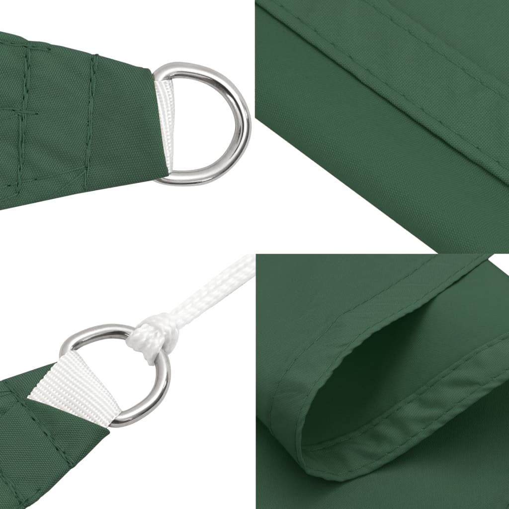 Sunshade Sail Oxford Fabric Rectangular 3x6 m Dark Green