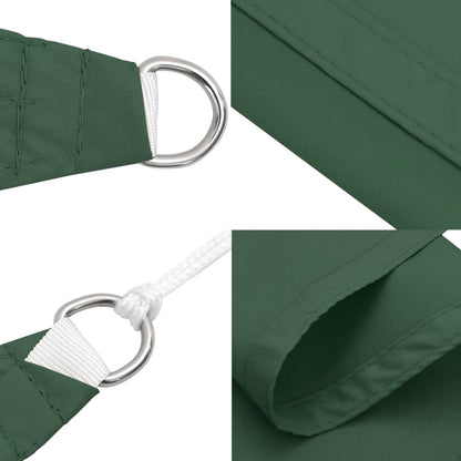 Sunshade Sail Oxford Fabric Rectangular 4x5 m Dark Green