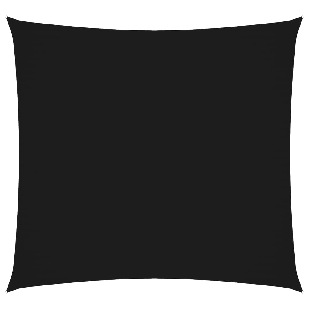 Sunshade Sail Oxford Fabric Square 4x4 m Black