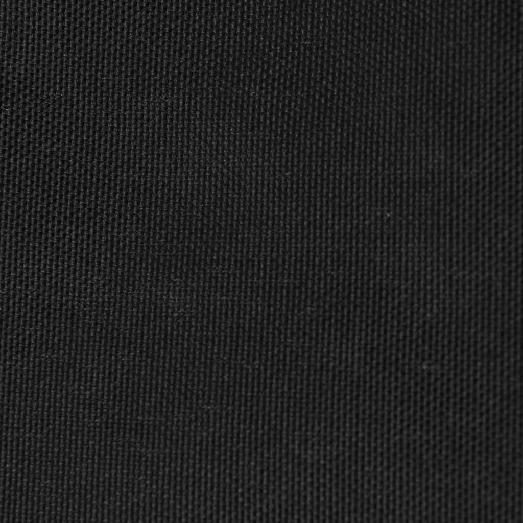 Sunshade Sail Oxford Fabric Triangular 4x5x6.4 m Black