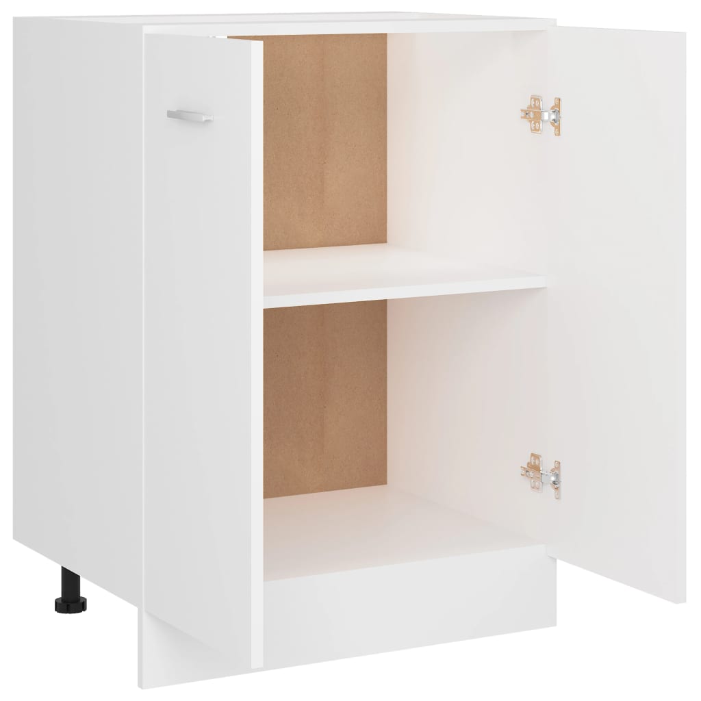 Bottom Cabinet White 60x46x81.5 cm Engineered Wood