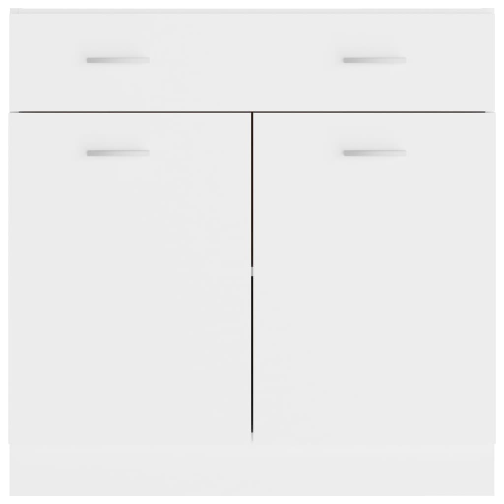 Drawer Bottom Cabinet White 80x46x81.5 cm Engineered Wood