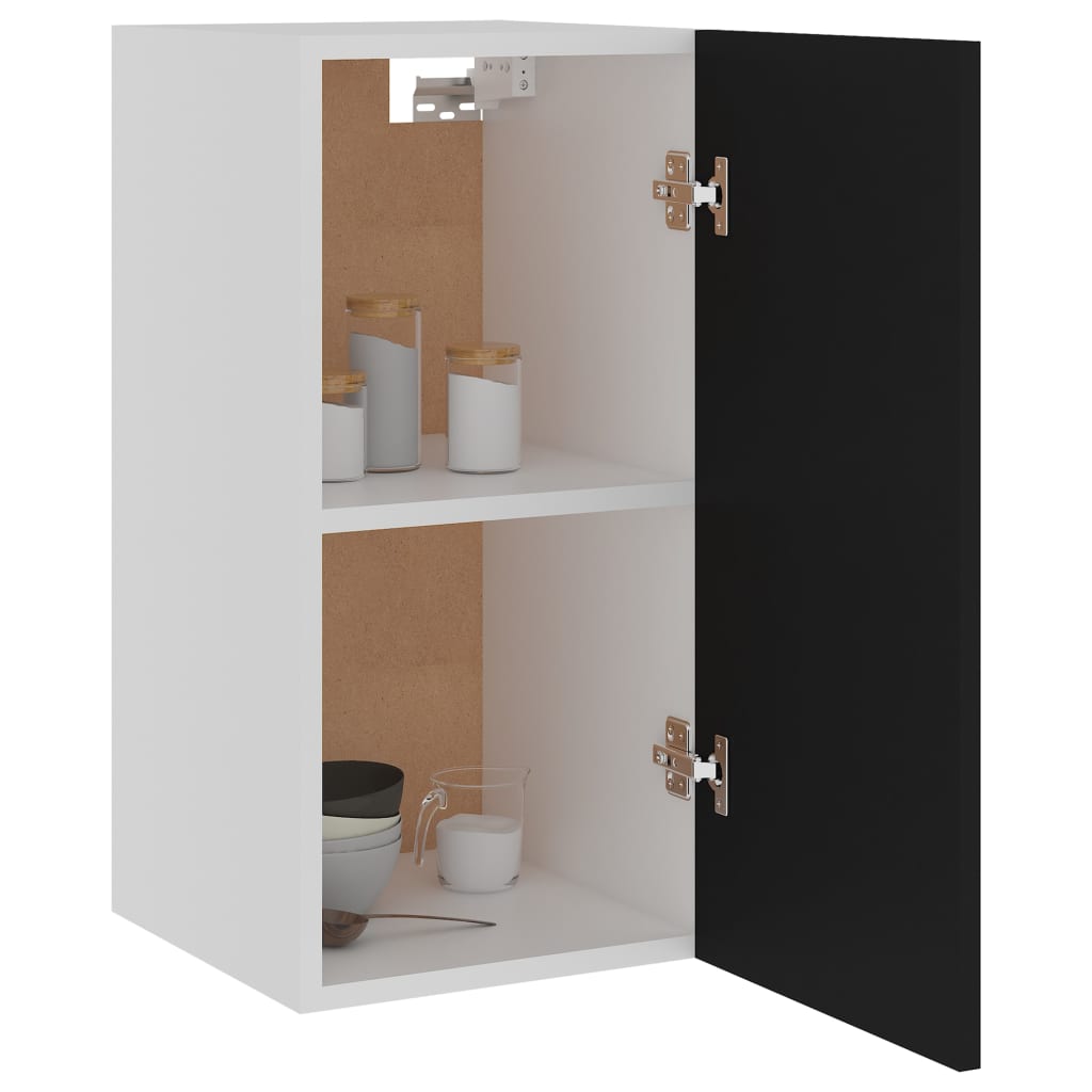 Hanging Cabinet Black 29.5x31x60 cm Engineered Wood