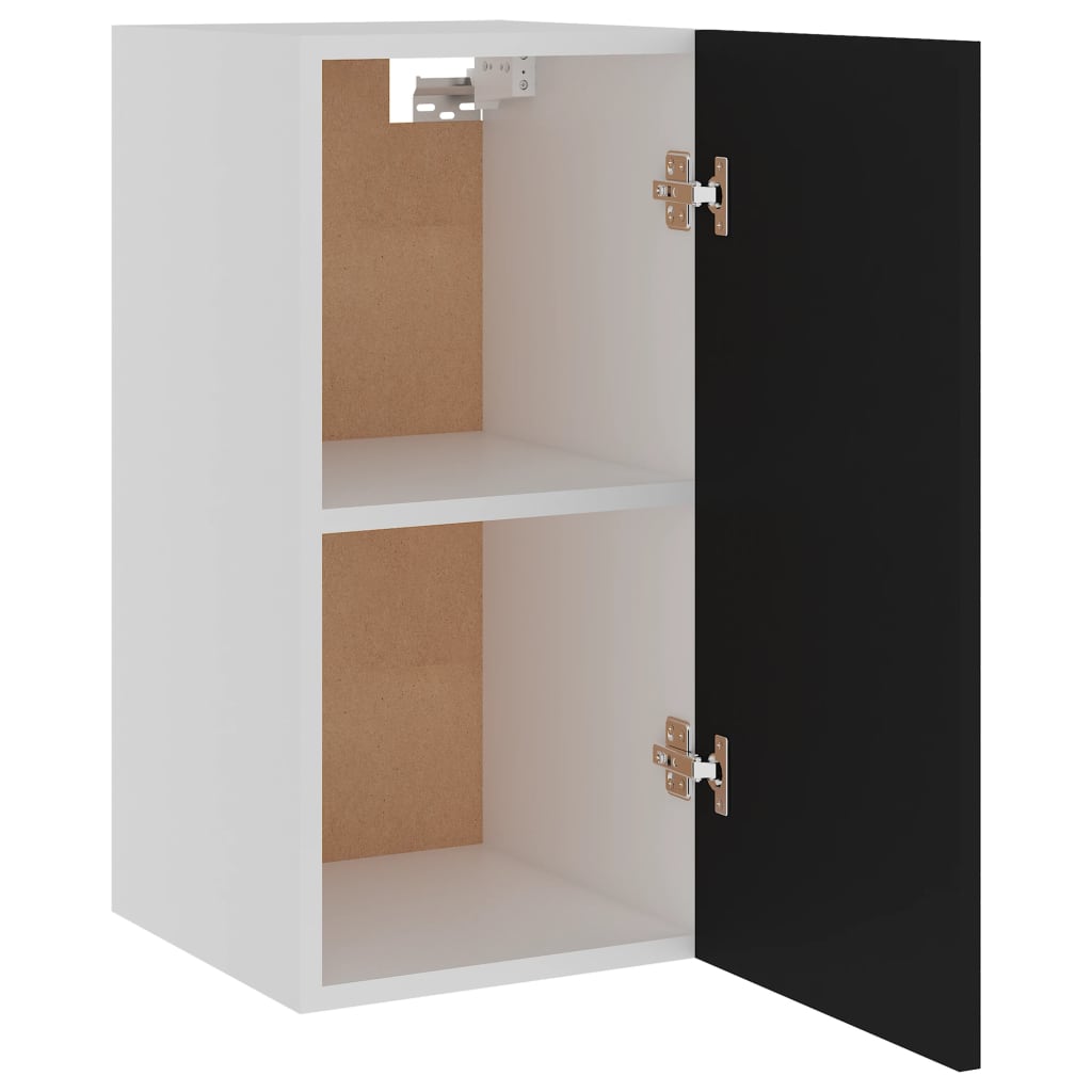 Hanging Cabinet Black 29.5x31x60 cm Engineered Wood