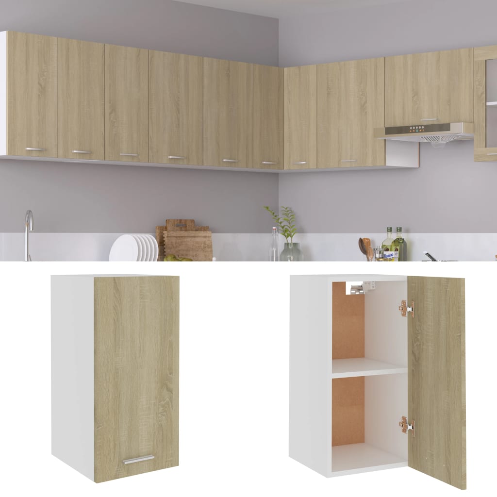 Hanging Cabinet Sonoma Oak 29.5x31x60 cm Engineered Wood