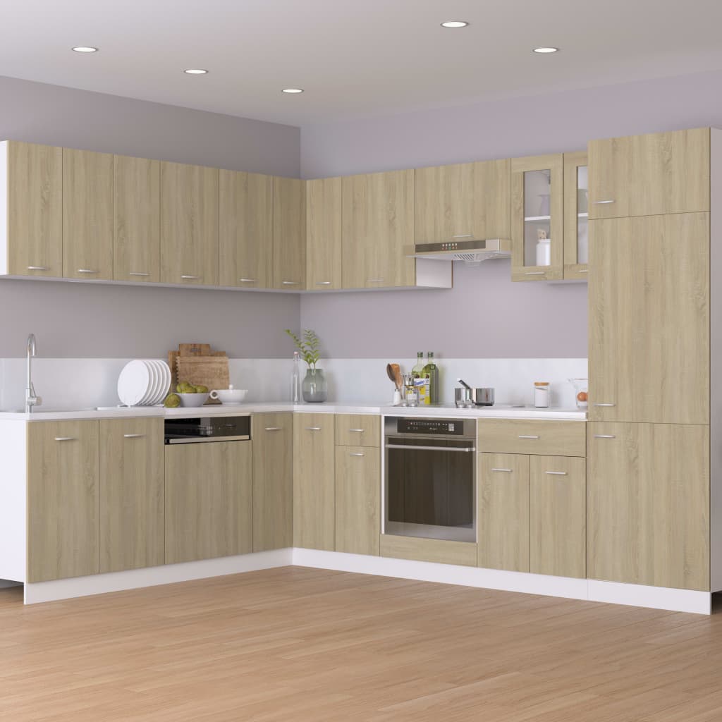 Hanging Cabinet Sonoma Oak 29.5x31x60 cm Engineered Wood