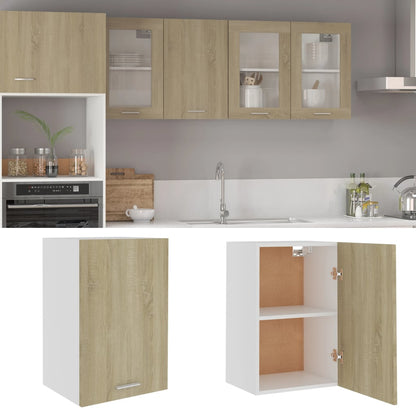 Hanging Cabinet Sonoma Oak 39.5x31x60 cm Engineered Wood