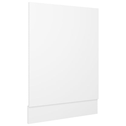 Dishwasher Panel White 45x3x67 cm Engineered Wood