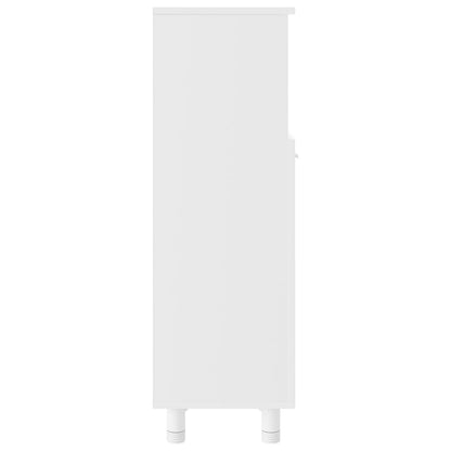 Bathroom Cabinet White 30x30x95 cm Engineered Wood