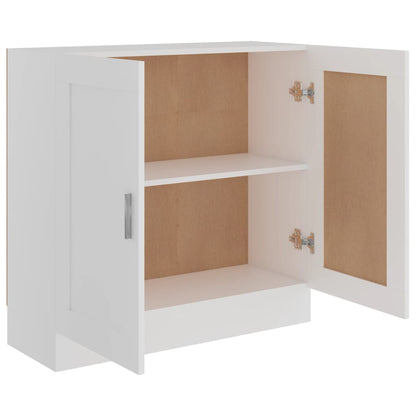 Book Cabinet White 82.5x30.5x80 cm Engineered Wood