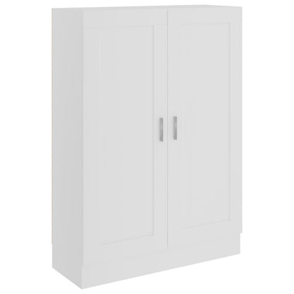 Book Cabinet White 82.5x30.5x115 cm Engineered Wood