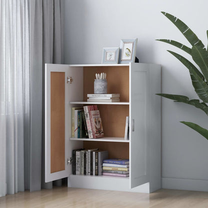 Book Cabinet White 82.5x30.5x115 cm Engineered Wood