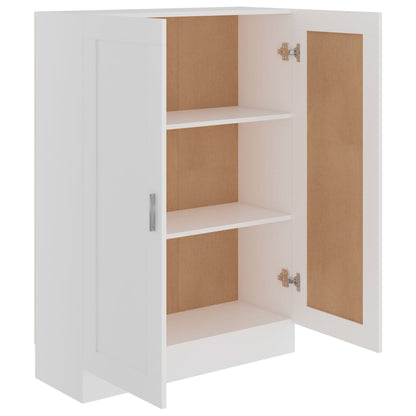 Book Cabinet White 82.5x30.5x115 cm Engineered Wood