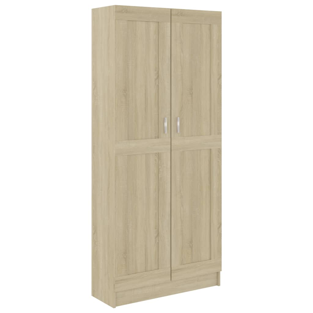 Book Cabinet Sonoma Oak 82.5x30.5x185.5 cm Engineered Wood