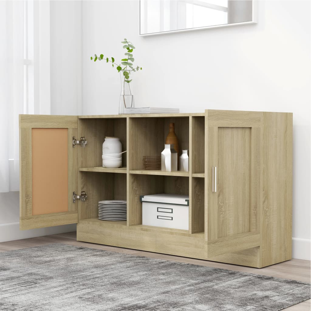 Sideboard Sonoma Oak 120x30.5x70 cm Engineered Wood