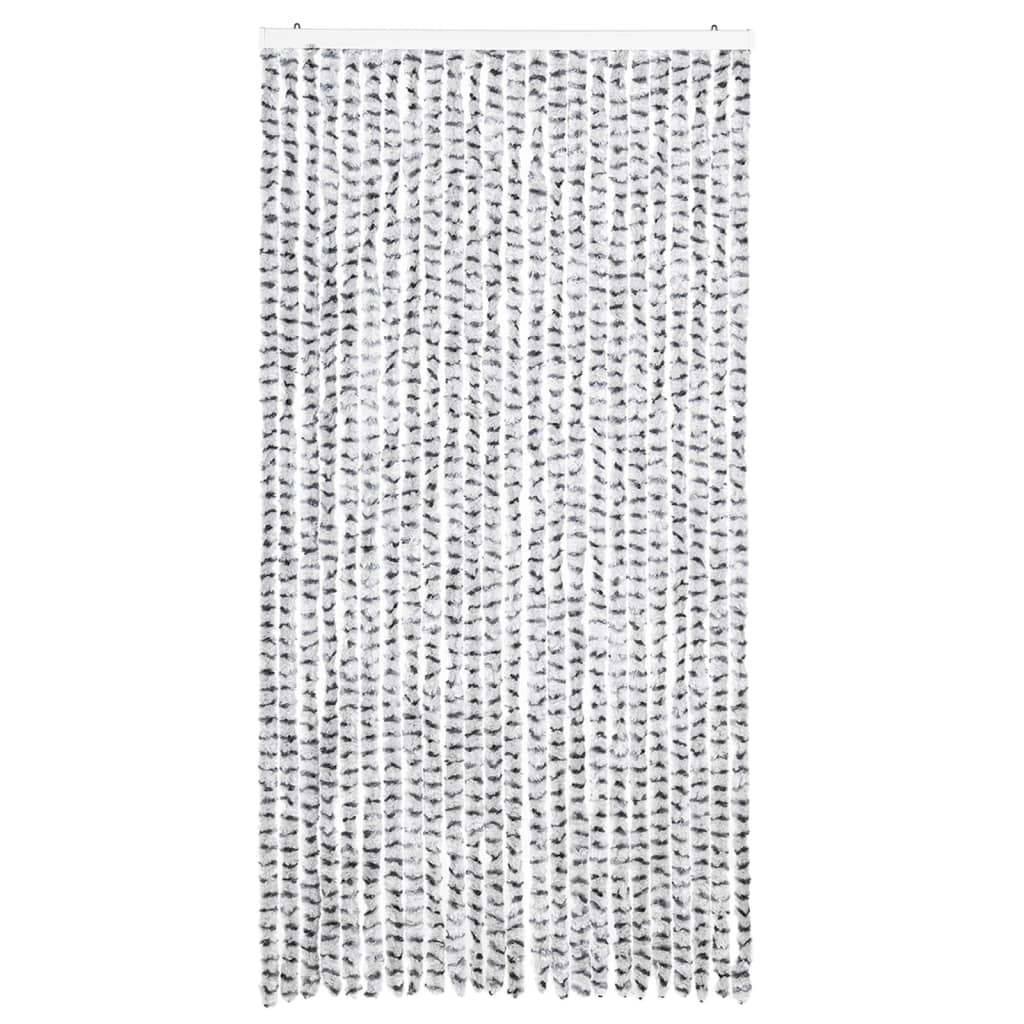 Insect Curtain Light and Dark Grey 100x220 cm Chenille