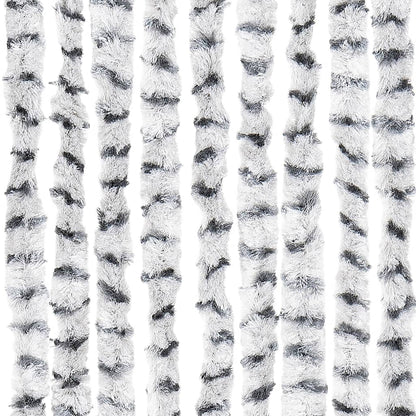 Insect Curtain Light and Dark Grey 100x220 cm Chenille