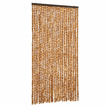 Insect Curtain Ochre and White 100x220 cm Chenille