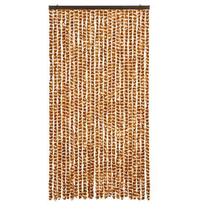 Insect Curtain Ochre and White 100x220 cm Chenille