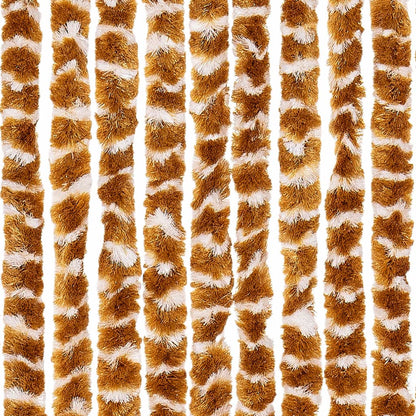 Insect Curtain Ochre and White 100x220 cm Chenille